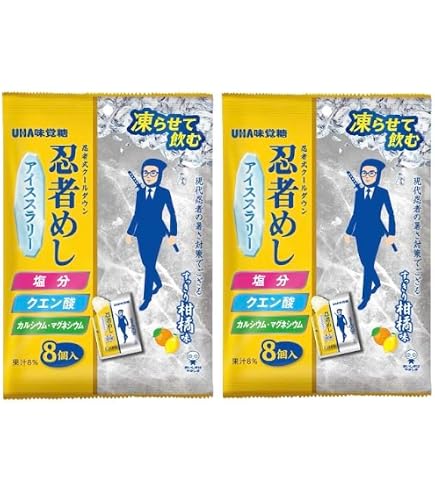 Amazon.co.jp: 【熱中症対策に】UHA味覚糖 忍者めしアイススラリー